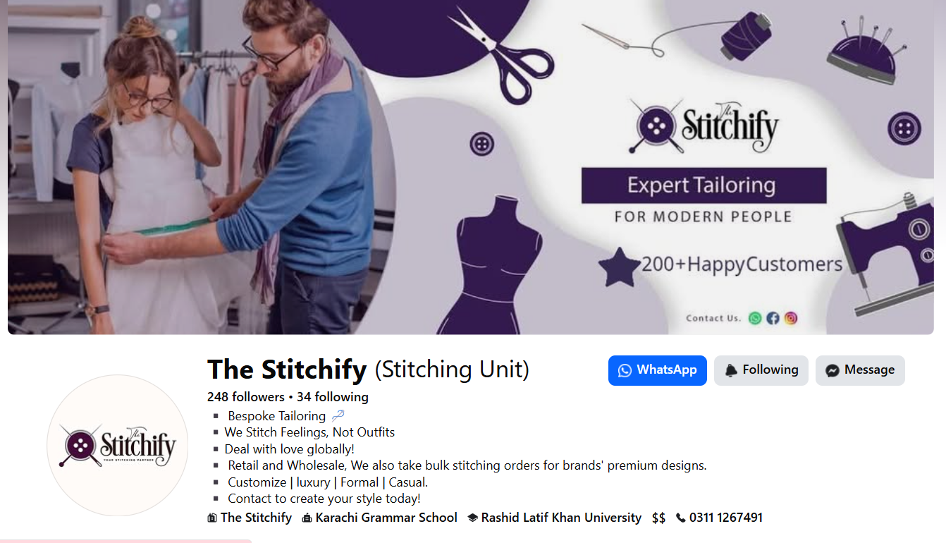 The Stitchify brand showcase